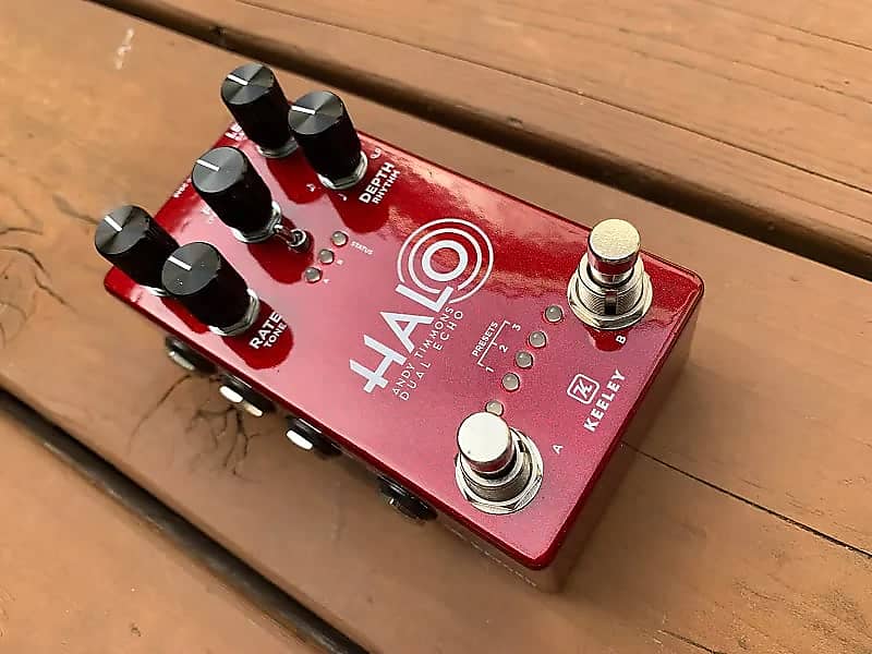 Keeley Halo – Andy Timmons Dual Echo Delay - Andy Apple Red