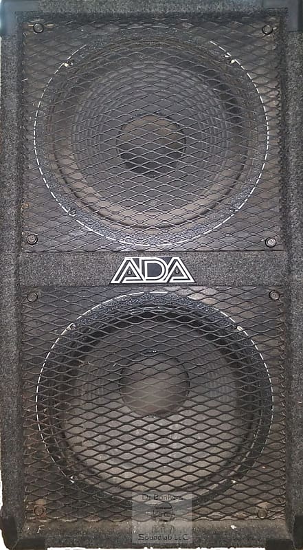 1989 ADA Slant Face Split Stack  2X12 w/ Celestion G12S-50 Speakers image 1