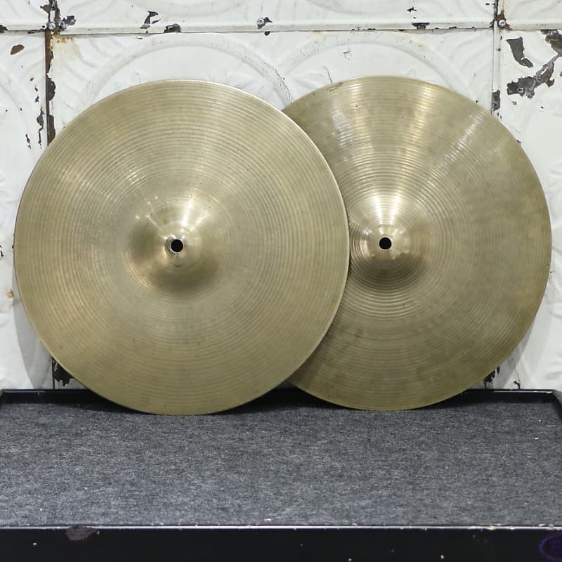 Used Zildjian Avedis Rock Hi-Hat Cymbals 14in (1134/1340g) image 1