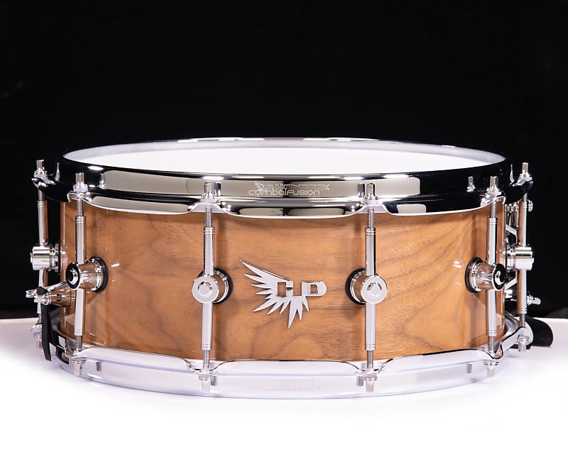 Hendrix Perfect Ply Walnut 5.5x14 Snare Drum -High Gloss image 1