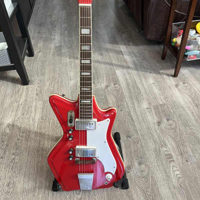 Valco / National / Airline / Supro Res-O-Glass "JB Hutto" 1965 - Red for sale