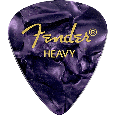 Fender 351 Heavy Celluloid Purple Moto Pick Pack (12 Pack) image 1