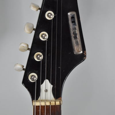 1960s Teisco Del Rey MIJ Two Pickup Solidbody Sunburst Electric Guitar w/HSC image 15