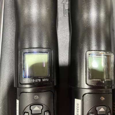 Shure UR4D+ Dual H4 Wireless Receiver W/(2)UR2 Handheld Transmitters #2418 (One) image 22