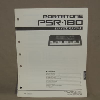 Yamaha Portatone PSR-180 Service Manual [Three Wave Music] image 1