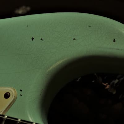 American Fender Stratocaster Relic Nitro Surf Green Custom ShopTexas Specials image 14