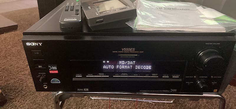 Sony av Reciver  V555ES 2000 Black  			