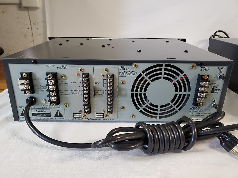 TOA P-1060D Dual Channel Power Amplifier - Unit #1 - Great Used