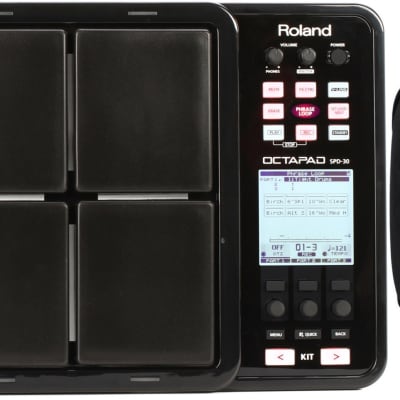 Roland Octapad SPD-30 - Black  Bundle with Roland CB-BOCT Carry Bag for SPD-30 image 1