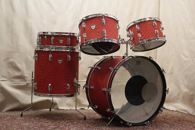 Ludwig S-330 Standard Series Twin-Tom Drum Set with 22" Bass Drum 1969 - 1974 image 7
