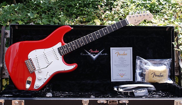 2008 Fender Custom Shop Todd Krause Masterbuilt Mark Knopfler Hot Rod Red 60’s Strat image 1