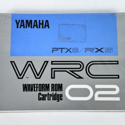 Buy used Yamaha RX5 PTX8 ROM WRC02 Jazz Fusion Waveform Data Cartridge Drum Machine Works