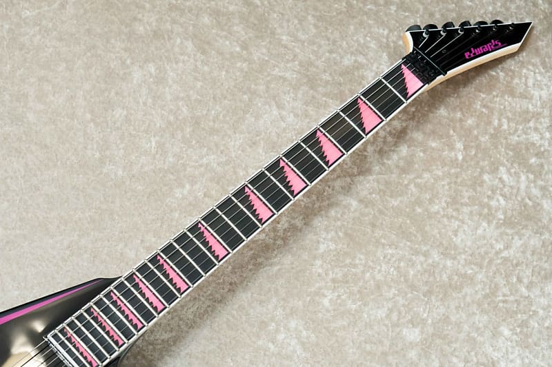 ESP EDWARDS E-ALEXI PINK SAWTOOTH w/SPECIAL GUITAR GIG BAG