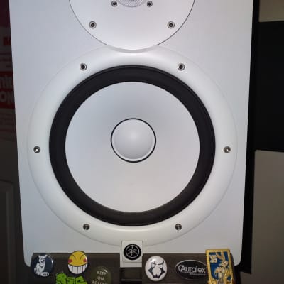 Yamaha HS5 Active Studio Monitor, White, Pair, with Yamaha HS8S Powere –  Same Day Music