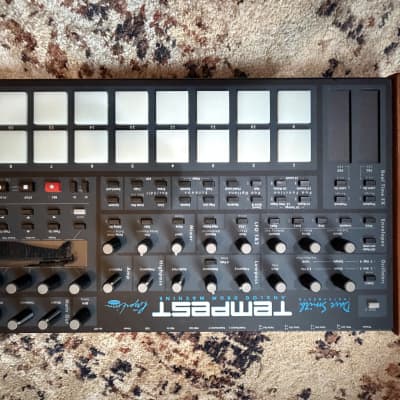 Dave Smith Instruments Tempest 6-Voice Drum Machine 2025 - Black with Wood Sides