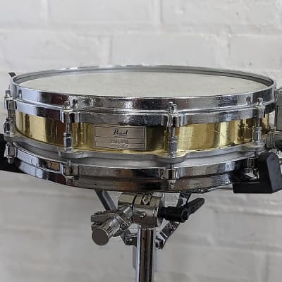Pearl B-914P Free-Floating Brass 14x3.5" Piccolo Snare Drum (1st Gen) 1984 - 1991