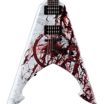 Dean MAS Michael Amott Tyrant X Splatter V Electric Guitar - Brand New A-Stock image 1