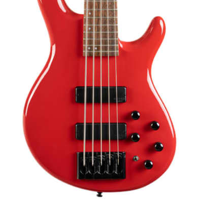 Cort Artisan C5 Deluxe - Candy Red, Bartolini® MK-1 Pickups,   Markbass® MB-1 Preamp for sale