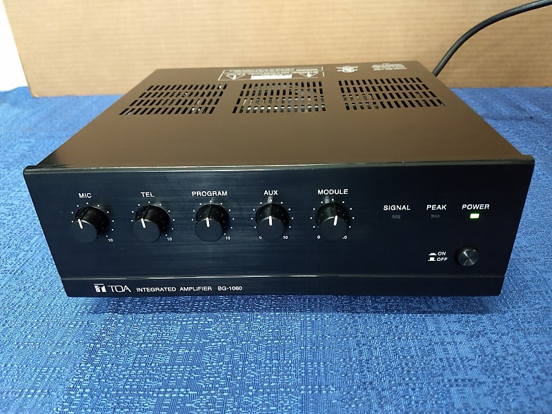 TOA BG-1060 Integrated Amplifier w/ M-01 Module | Reverb