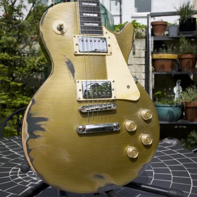 Artist Les Paul Standard gold top - Road worn Wilkinson pups long tenon neck great quality for sale