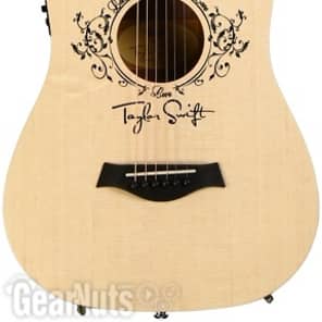 Taylor TSBTe Taylor Swift Acoustic-Electric Guitar - Natural Sitka Spruce image 10