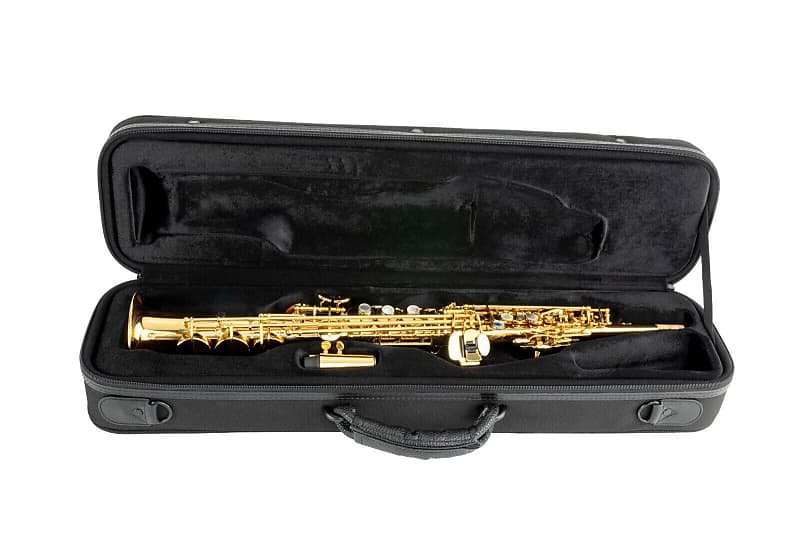 Wisemann DSS300 Soprano Saxophone, straight body, with case Reverb