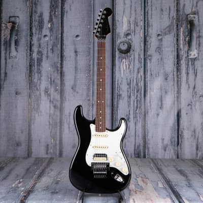 Fender American Ultra Luxe Stratocaster Floyd Rose HSS, Mystic Black *DEMO MODEL* image 4