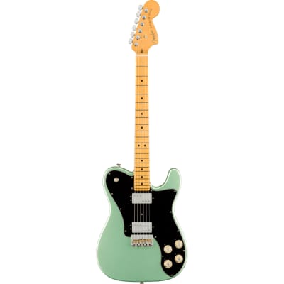 Fender American Professional II Telecaster Deluxe, Maple Fingerboard, Mystic Surf Green for sale