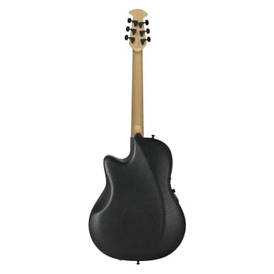 Ovation 2078TX-5 Elite Acoustic-Electric Guitar - Textured Black image 2