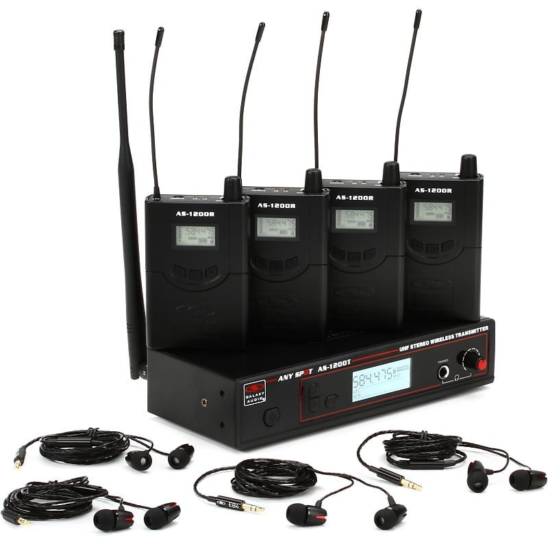 Immagine Galaxy Audio AS-1200-4D Wireless IEM System - D Band - 1
