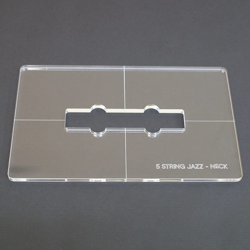 Bass Pickup Routing Template 5 String Jazz Bass (Neck) Reverb UK