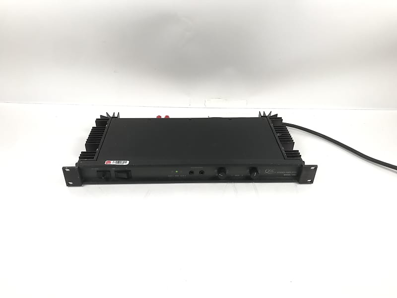 QSC Professional Stereo Amplifier Model 1080 Rack Mount | Reverb