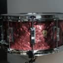Ludwig LS403 Classic Maple 6.5x14" 10-Lug Snare Drum 2021 - Present - Burgundy Pearl