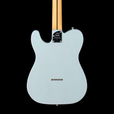 Fender Limited Edition American Professional II Telecaster Thinline - Transparent Daphne Blue #12688 image 4