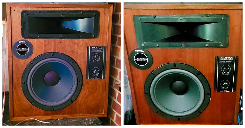 Altec Model 15 90% restored. Baby 19's. 1973 - Oiled walnut | Reverb