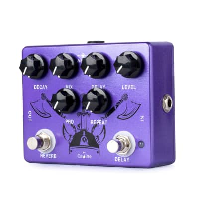 Caline CP-80 Purple Repeat Reverb delay - combine Delay and Reverb in one Pedal image 1