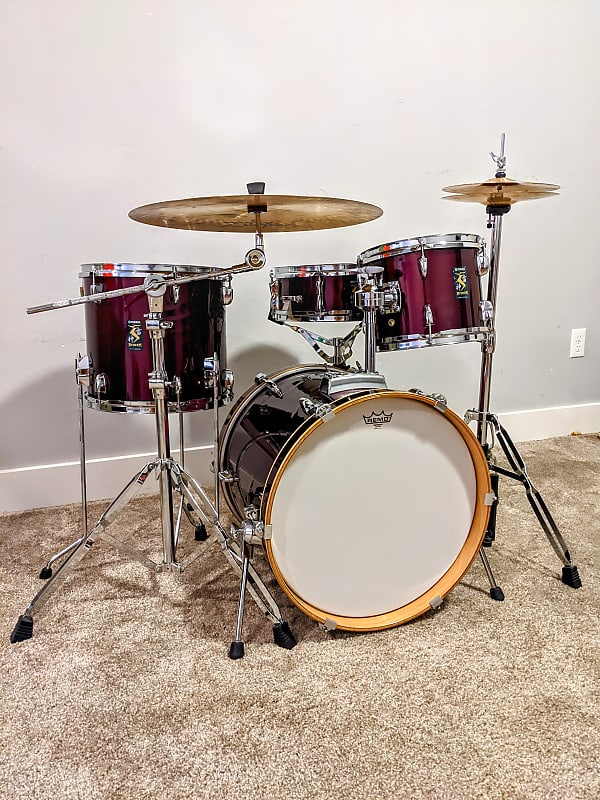 Yamaha Rydeen Travel Jazz Bop Fusion Kit Set Mahogany 18/13 Yamaha Rydeen Travel Jazz Bop Fusion Kit Set Mahogany 18/13