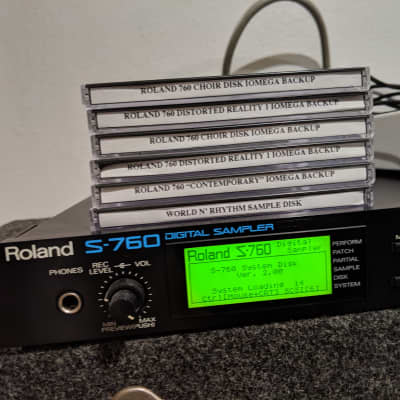 Roland S-760 Sampler OP-760-01 Expansion 32MB MU-1 Mouse SCSI CD