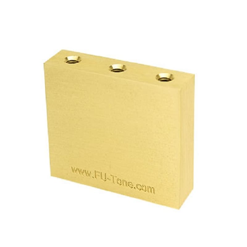 FU-Tone Brass Sustain Block For Ibanez Edge image 1
