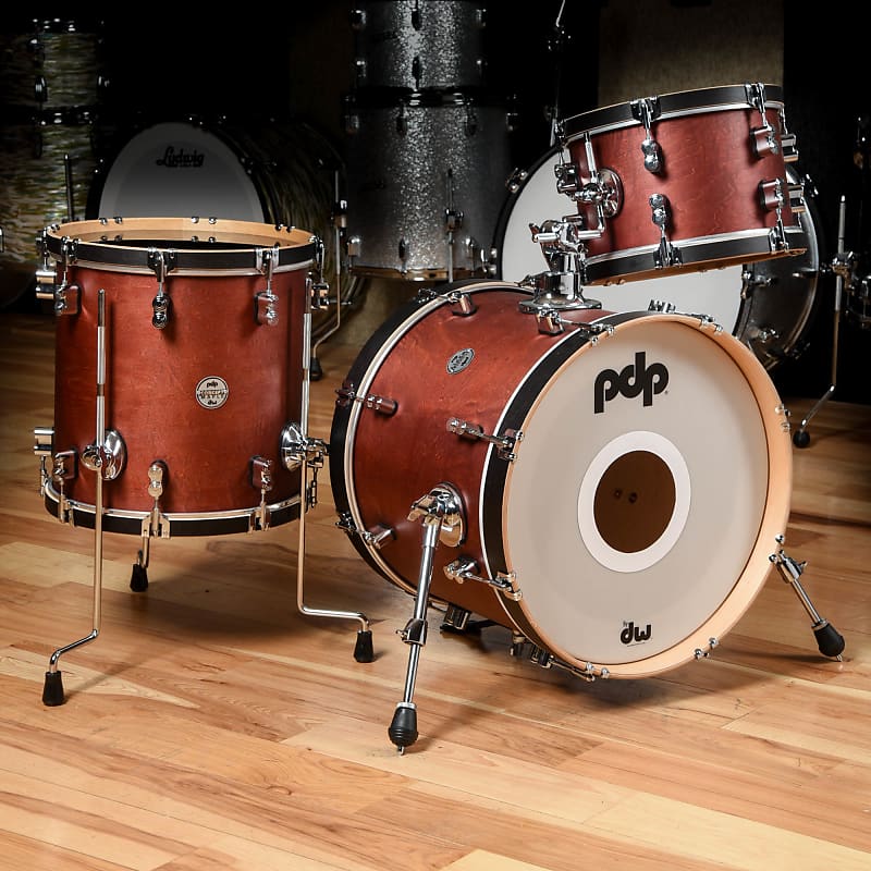 PDP Concept Maple Classic 12/14/18 3pc. Drum Set Walnut USED Reverb