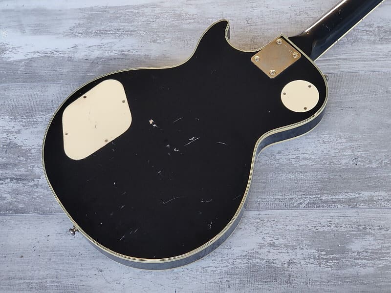 Tomson　LES PAUL COSTOM JAPAN VINTAGE! 1980's Tomson Japan Les Paul Custom (Black Beauty) | Reverb
