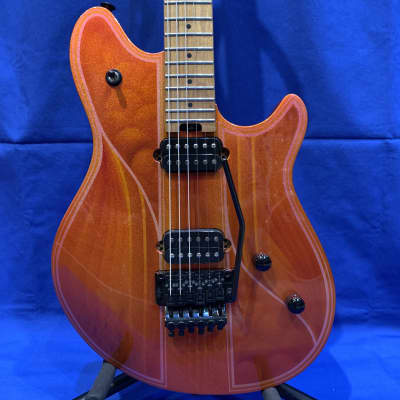 EVH Wolfgang WG Standard with Baked Maple Neck in Custom Orange Purpleflake with Accents for sale