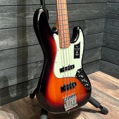 Fender Player Plus Active Jazz Bass 4 String Electric Bass Guitar - Sunburst image 2