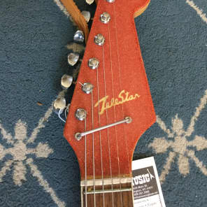 Telestar Electric Guitar 1960's Red Sparkle image 6