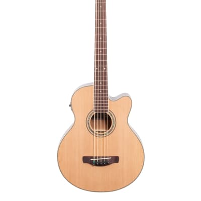 Ibanez AEB105E Acoustic Electric Bass Natural High Gloss image 2
