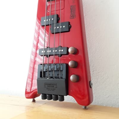 Hohner Professional B2B 1995 licd. by Steinberger (4 string headless bass guitar) image 2