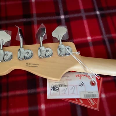 Fender American Elite Precision Bass with Ebony Fretboard 2016 - 2019 Satin Jade image 6