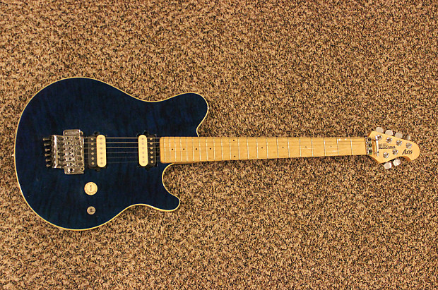 Ernie Ball/Musicman Axis 2009 Translucent Blue | Reverb