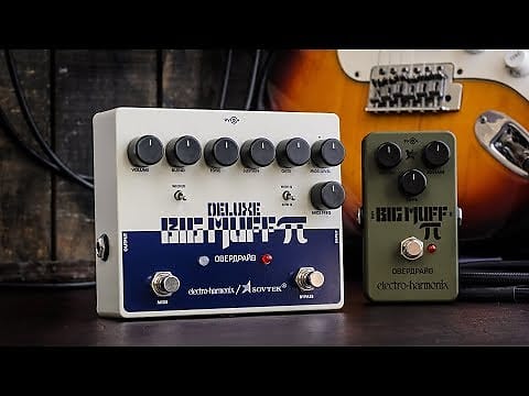 Electro Harmonix Sovtek Deluxe Big Muff Pi Distortion/Sustainer Pedal