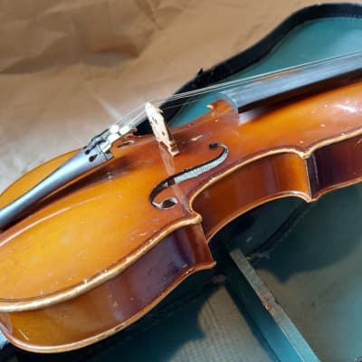 Suzuki Kiso #4 Stradivarius Copy (3/4 Size) Violin, Japan, 1971, with case & bow image 9